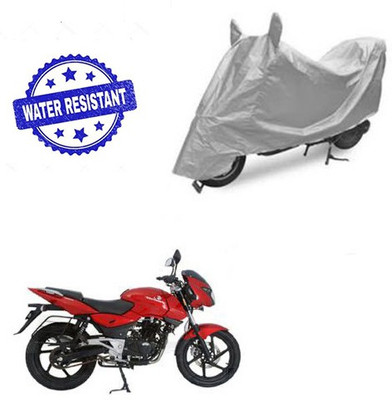 Pecko Two Wheeler Cover for Bajaj(Pulsar 200 NS DTS-i, Silver)