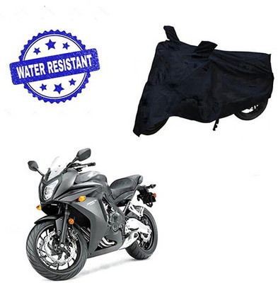 Feel heaven Two Wheeler Cover for Honda(CBR 650F, Black)