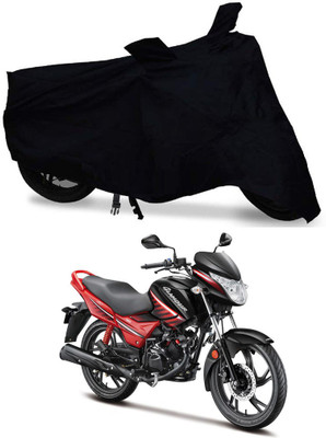 HYBRIDS COLLECTION Two Wheeler Cover for Hero(Glamour Programmed FI, Black)