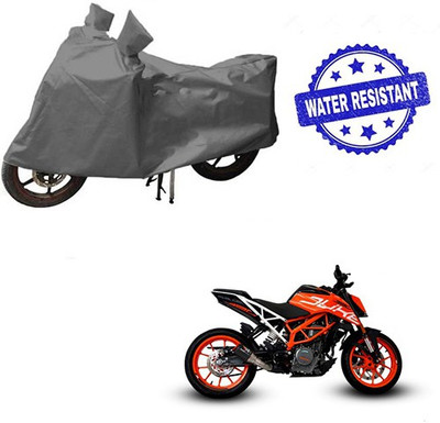 HYBRIDS COLLECTION Waterproof Two Wheeler Cover for KTM(Duke 390, Grey)