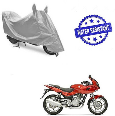 Atulit enterprises Two Wheeler Cover for Bajaj(Pulsar 220 DTS-i, Silver)