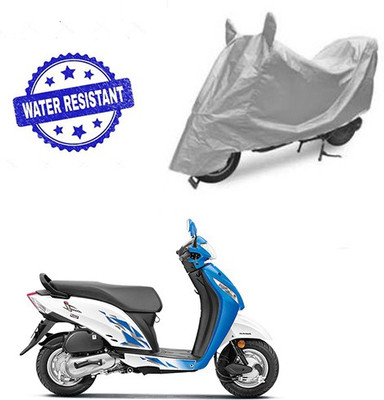 Pecko Two Wheeler Cover for Honda(Activa i, Silver)