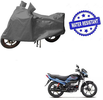THE REAL ARV Waterproof Two Wheeler Cover for Honda(Passion Pro, Grey)