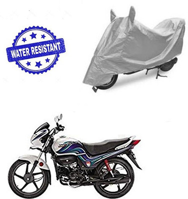 saanvi Two Wheeler Cover for Hero(Passion Pro TR, Silver)