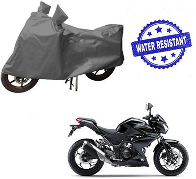 HYBRIDS COLLECTION Waterproof Two Wheeler Cover for Kawasaki(Z250, Grey)