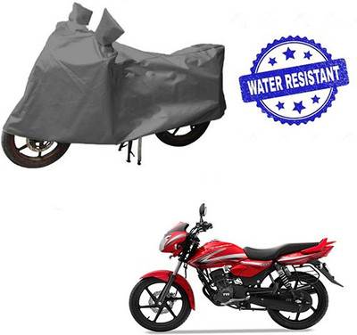 HYBRIDS COLLECTION Waterproof Two Wheeler Cover for TVS(Pheonix, Grey)
