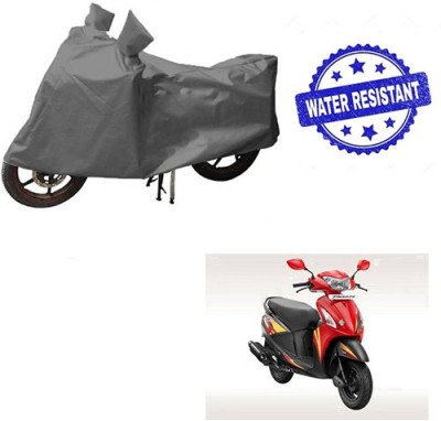 MMSSTAR Waterproof Two Wheeler Cover for Hero(Pleasure, Grey)