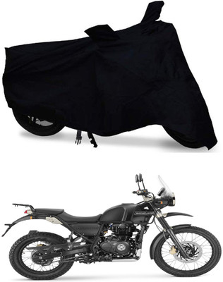 THE REAL ARV Waterproof Two Wheeler Cover for Royal Enfield(Himalayan, Black)