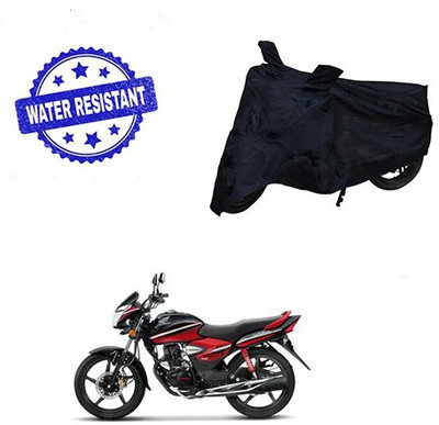 saanvi Two Wheeler Cover for Honda(CB Shine, Black)