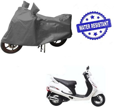 HYBRIDS COLLECTION Waterproof Two Wheeler Cover for Mahindra(Rodeo, Grey)