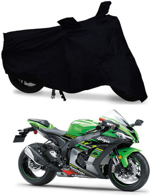 AUTOCAD Waterproof Two Wheeler Cover for Kawasaki(Ninja ZX 10R, Black)