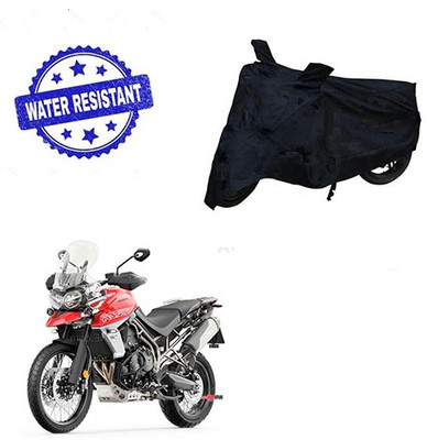Pecko Two Wheeler Cover for Triumph(Tiger 800 XCA, Black)
