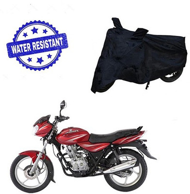 saanvi Two Wheeler Cover for Bajaj(Discover 125 DTS-i, Black)