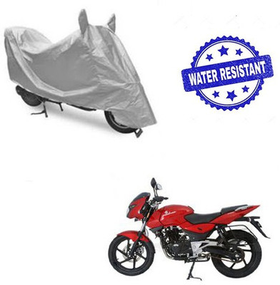 RPSENTTERPR Waterproof Two Wheeler Cover for Bajaj(Pulsar 200 NS DTS-i, Silver)