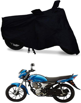 Mdstar Waterproof Two Wheeler Cover for Yamaha(Saluto RX, Black)