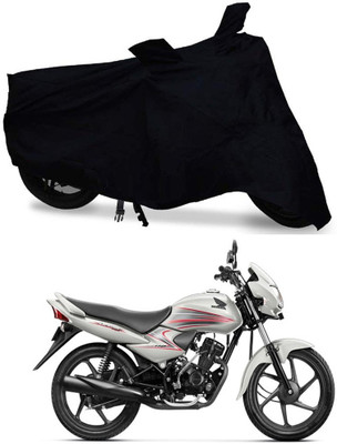 Mdstar Waterproof Two Wheeler Cover for Honda(Dream Yuga, Black)