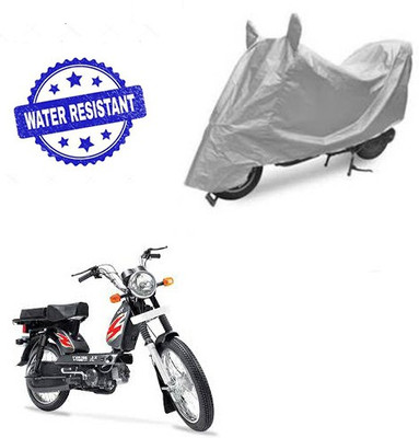Pecko Two Wheeler Cover for TVS(Heavy Duty Super XL, Silver)