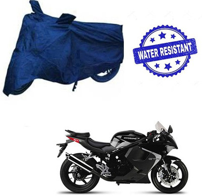 RPSENTTERPR Waterproof Two Wheeler Cover for Hyosung(GT250R, Blue)