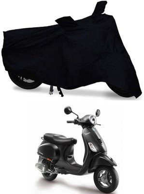 HYBRIDS COLLECTION Two Wheeler Cover for Vespa(Piaggio Vespa, Black)
