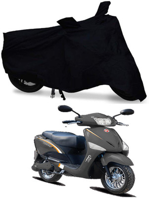 HYBRIDS COLLECTION Two Wheeler Cover for Hero Electric(Electric Photon, Black)