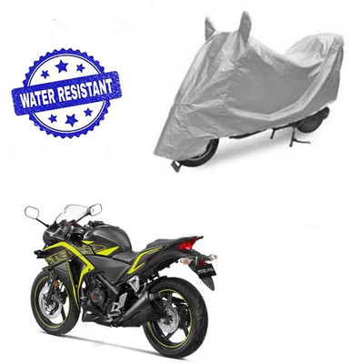 Pecko Two Wheeler Cover for Honda(CBR 250R, Silver)