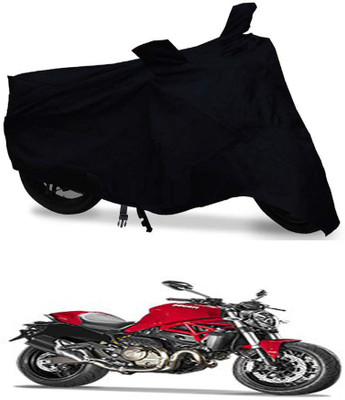 AUTOCAD Waterproof Two Wheeler Cover for Ducati(Monster 821, Black)