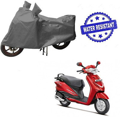 THE REAL ARV Waterproof Two Wheeler Cover for Hero(Duet, Grey)
