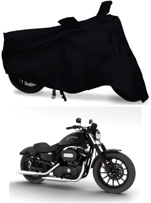 HYBRIDS COLLECTION Two Wheeler Cover for Harley Davidson(XL 883, Black)