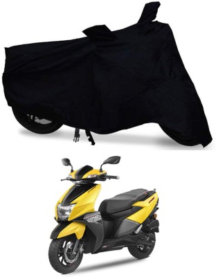 Mdstar Waterproof Two Wheeler Cover for TVS(Ntorq 125, Black)