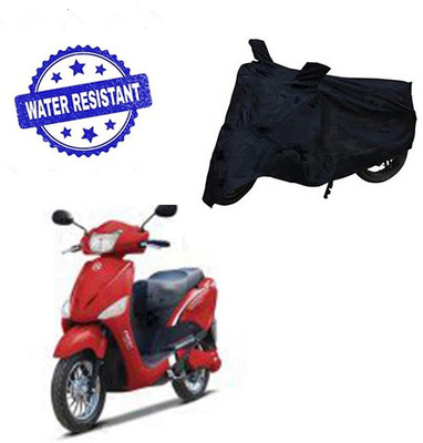 Feel heaven Two Wheeler Cover for Hero(E Scoot, Black)