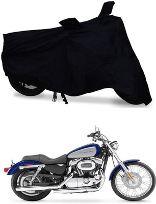 HYBRIDS COLLECTION Two Wheeler Cover for Harley Davidson(XL 1200, Black)