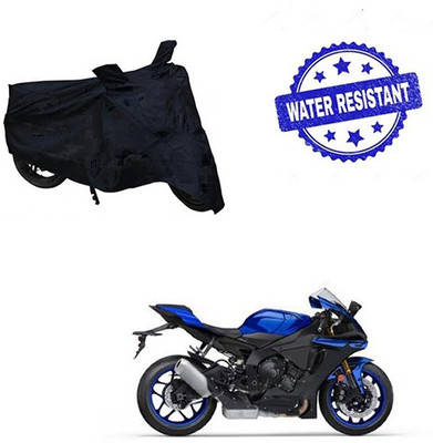 Atulit enterprises Two Wheeler Cover for Yamaha(YZF R1, Black)