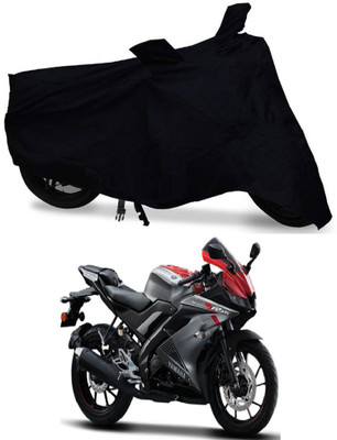 AUTOCAD Waterproof Two Wheeler Cover for Yamaha(R15 V3, Black)
