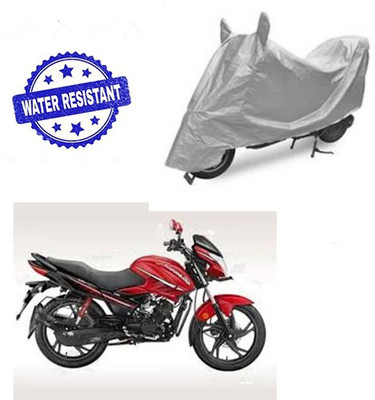 Atulit enterprises Two Wheeler Cover for Hero(Glamour, Silver)