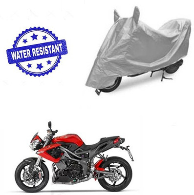 Atulit enterprises Two Wheeler Cover for DSK Benelli(TNT R, Silver)