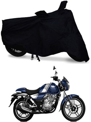 HYBRIDS COLLECTION Two Wheeler Cover for Bajaj(V12, Black)