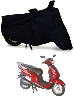 Amozkart Two Wheeler Cover for Avon(E Scoot, Black)