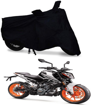 Amozkart Two Wheeler Cover for KTM(Duke 200, Black)