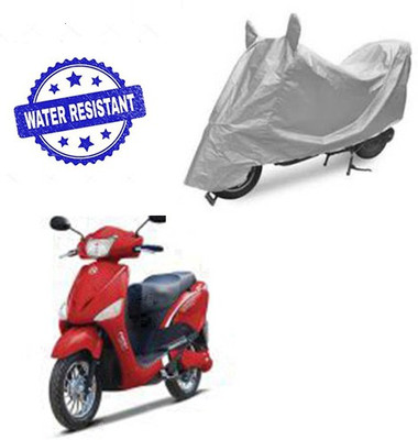 Pecko Two Wheeler Cover for Hero(E Scoot, Silver)