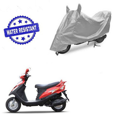 Atulit enterprises Two Wheeler Cover for Mahindra(Flyte, Silver)
