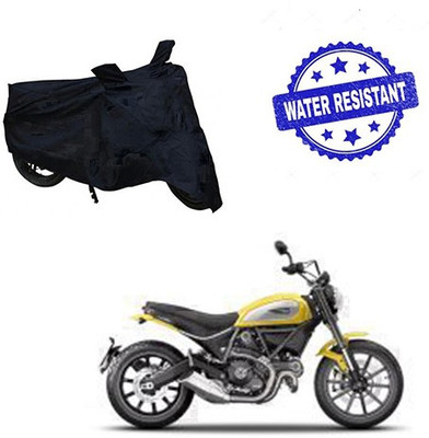 Atulit enterprises Two Wheeler Cover for Ducati(Scrambler, Black)