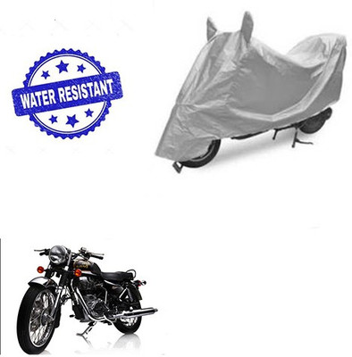 Feel heaven Two Wheeler Cover for Royal Enfield(Electra Delux, Silver)