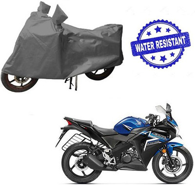 RPSENTTERPR Waterproof Two Wheeler Cover for Honda(CBR 150R, Grey)