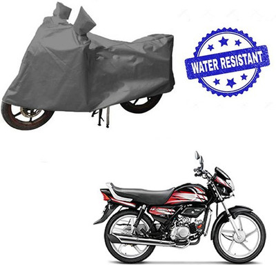 HYBRIDS COLLECTION Waterproof Two Wheeler Cover for Hero(HF Deluxe, Grey)