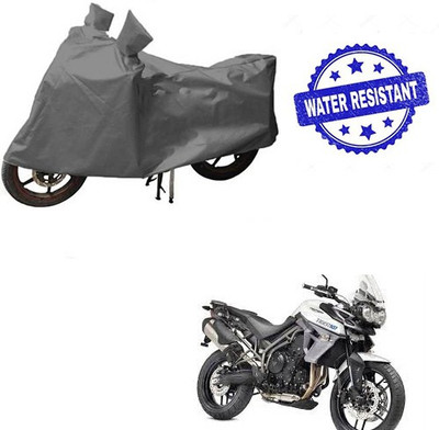 HYBRIDS COLLECTION Waterproof Two Wheeler Cover for Triumph(Tiger 800 XR, Grey)
