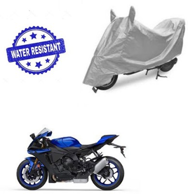 Atulit enterprises Two Wheeler Cover for Yamaha(YZF R1, Silver)