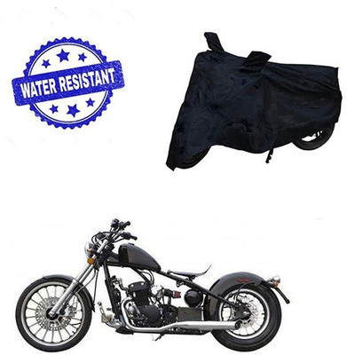 Feel heaven Two Wheeler Cover for Harley Davidson(Bobber 350, Black)