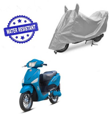 Atulit enterprises Two Wheeler Cover for Hero(Electric Optima, Silver)