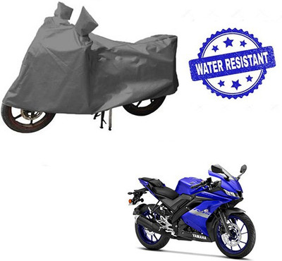 HYBRIDS COLLECTION Waterproof Two Wheeler Cover for Yamaha(R15 V3, Grey)