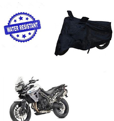 Pecko Two Wheeler Cover for Triumph(Tiger 800 XR, Black)